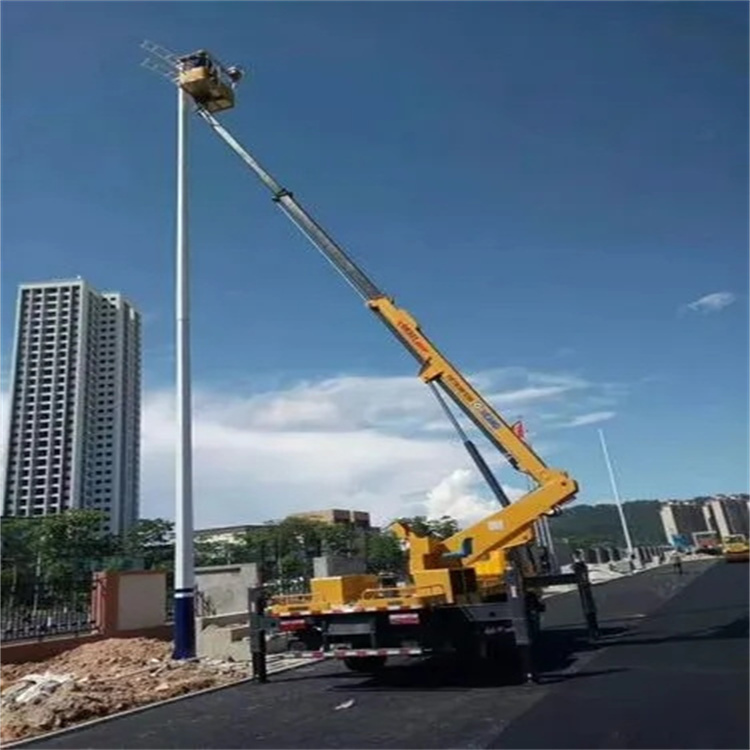 苏州姑苏维修路灯的曲臂升降车出租